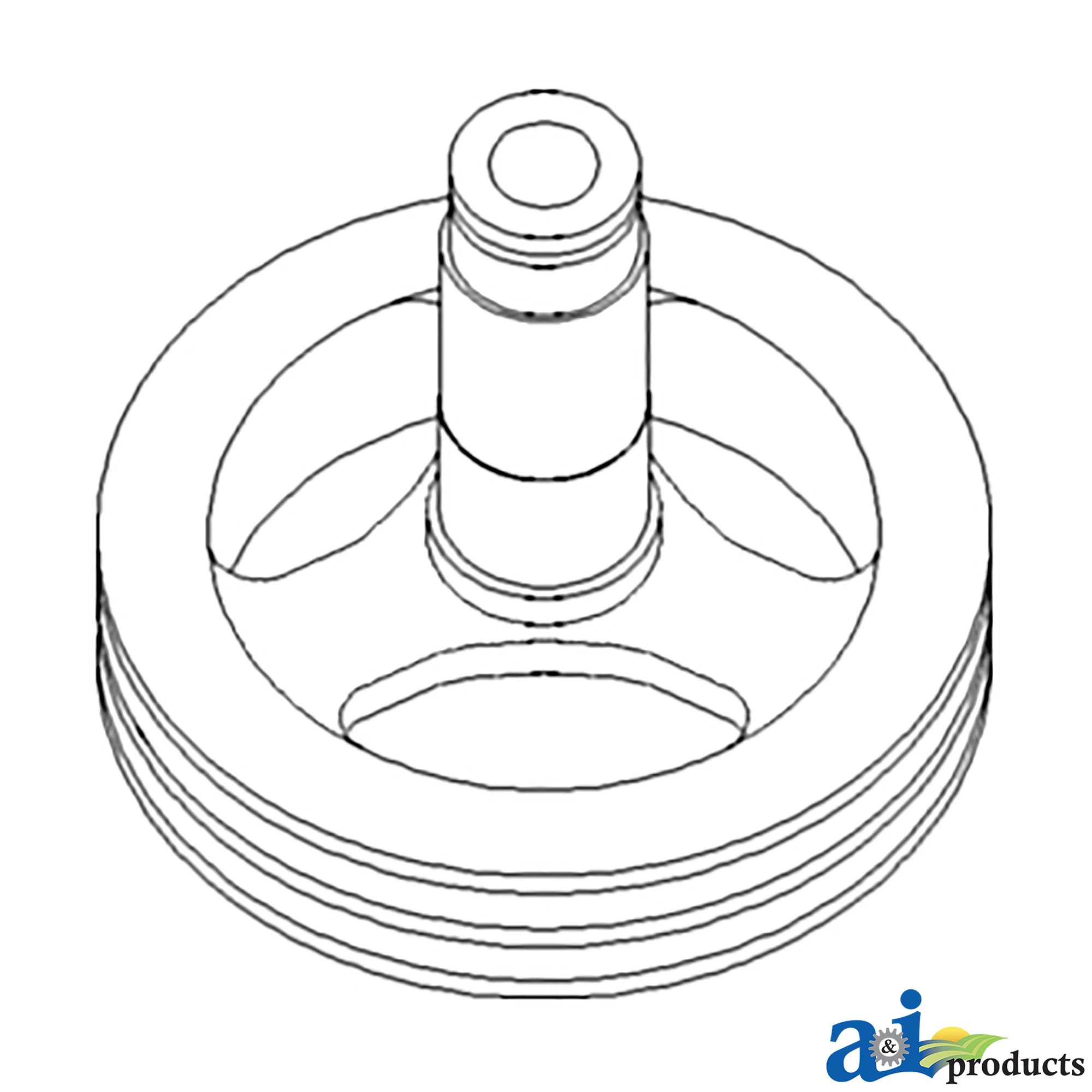 A&I Products Reel Pump Drive Pulley - A-H179058