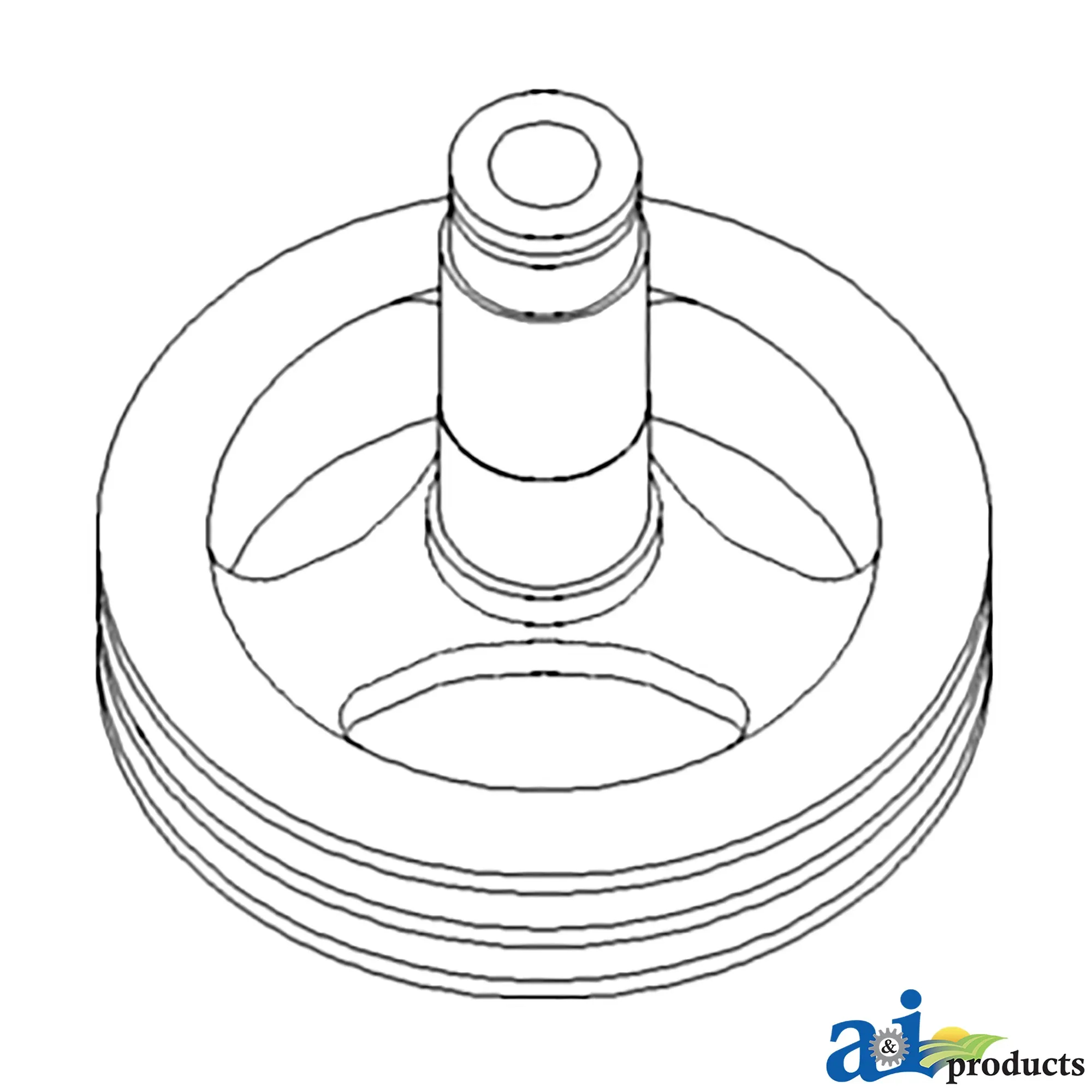 A&I Products Reel Pump Drive Pulley - A-H179058