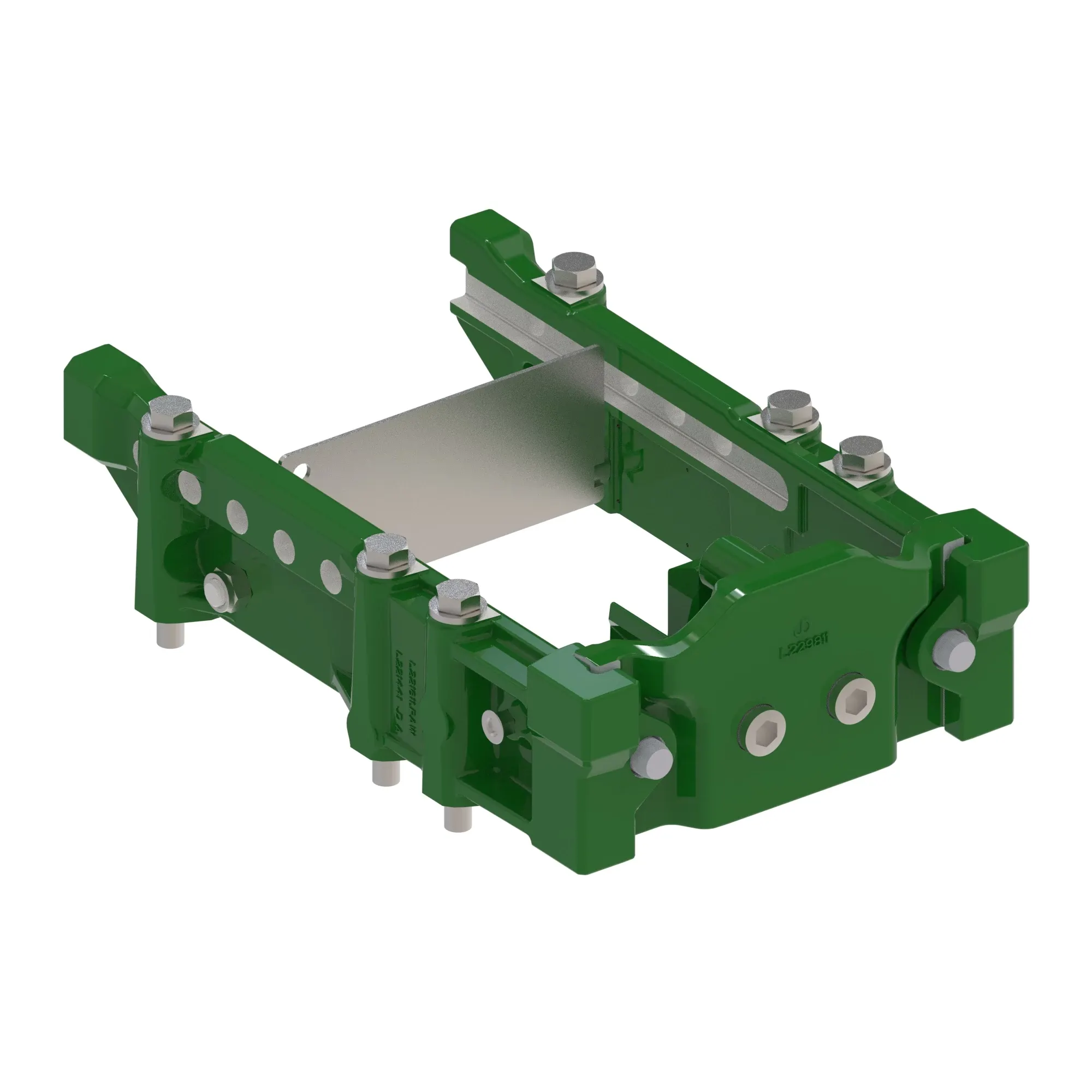 John Deere 3-In-1 Rail System Attachment with Piton Fix Hitch - BL17102