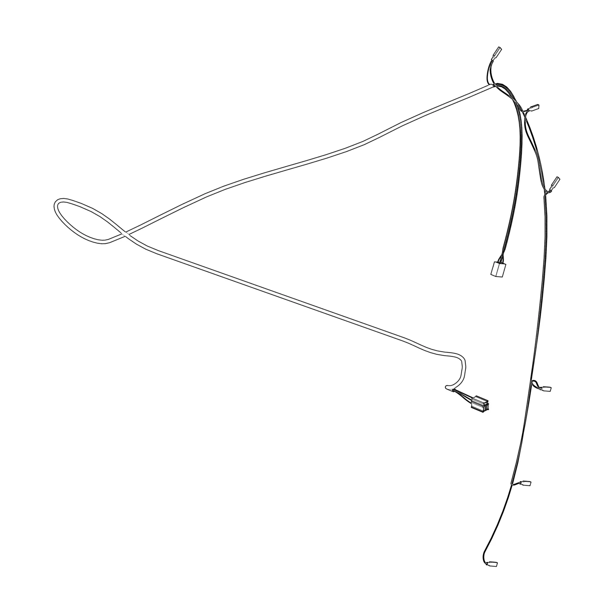 John Deere Cab Roof Wiring Harness - ADX16500