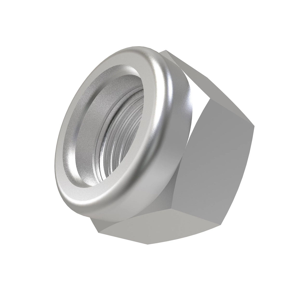 Lock Nut, DIN985 M18X2, 5-8 Zn