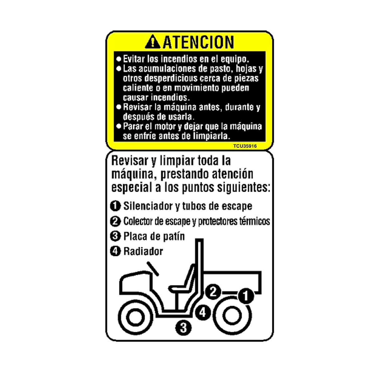Label, Cleaning, Spanish