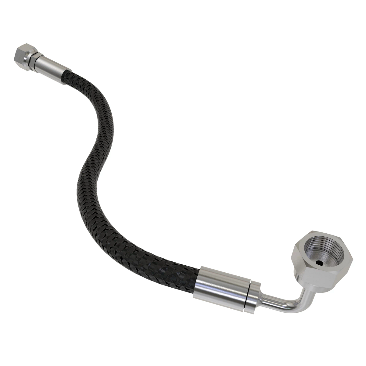 John Deere Loop Cut-Off to Hydraulic Steering Hydraulic Hose - RE586680