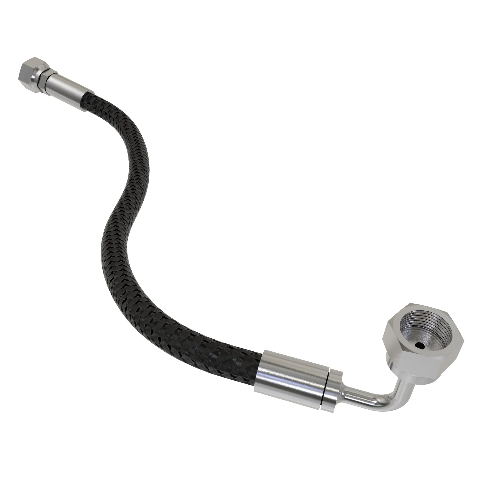 John Deere Loop Cut-Off to Hydraulic Steering Hydraulic Hose - RE586680