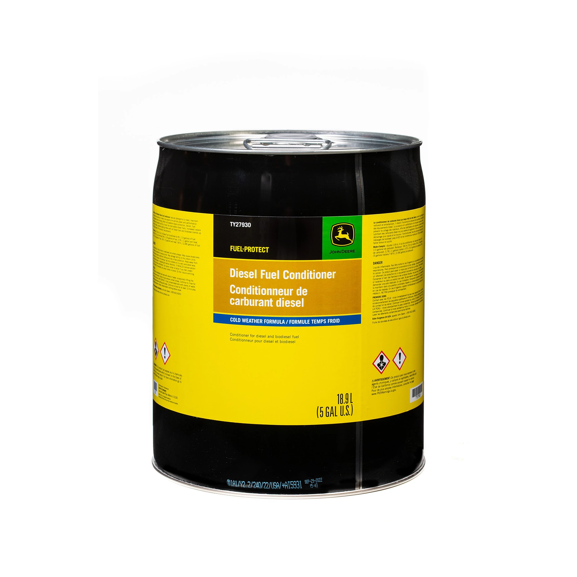John Deere Diesel Fuel Conditioner (Cold Weather Formula), Fuel-Protect™, 18.9 Liter (5 Gallon) - TY27930