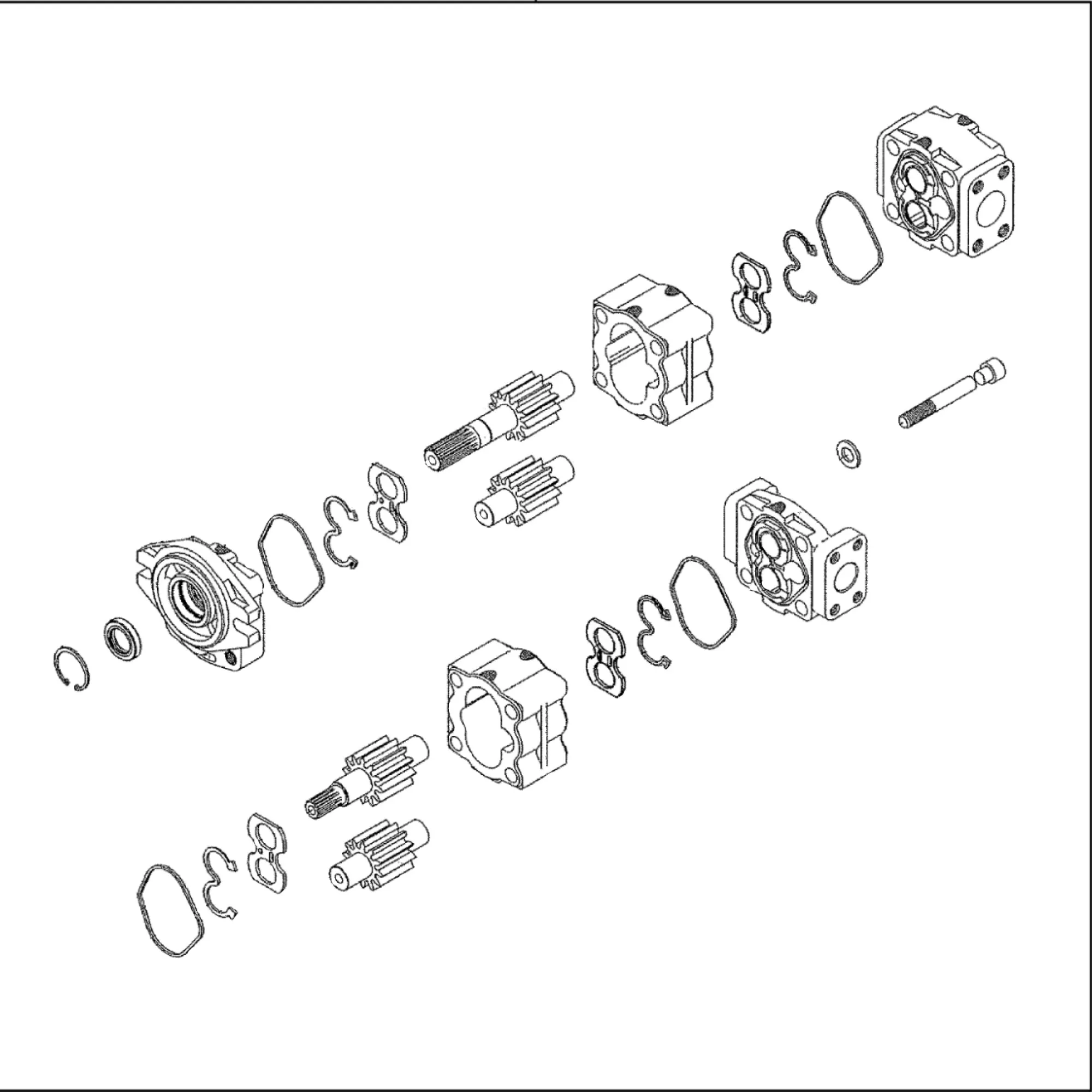 John Deere Hydraulic Pilot Gear Pump - 4712992