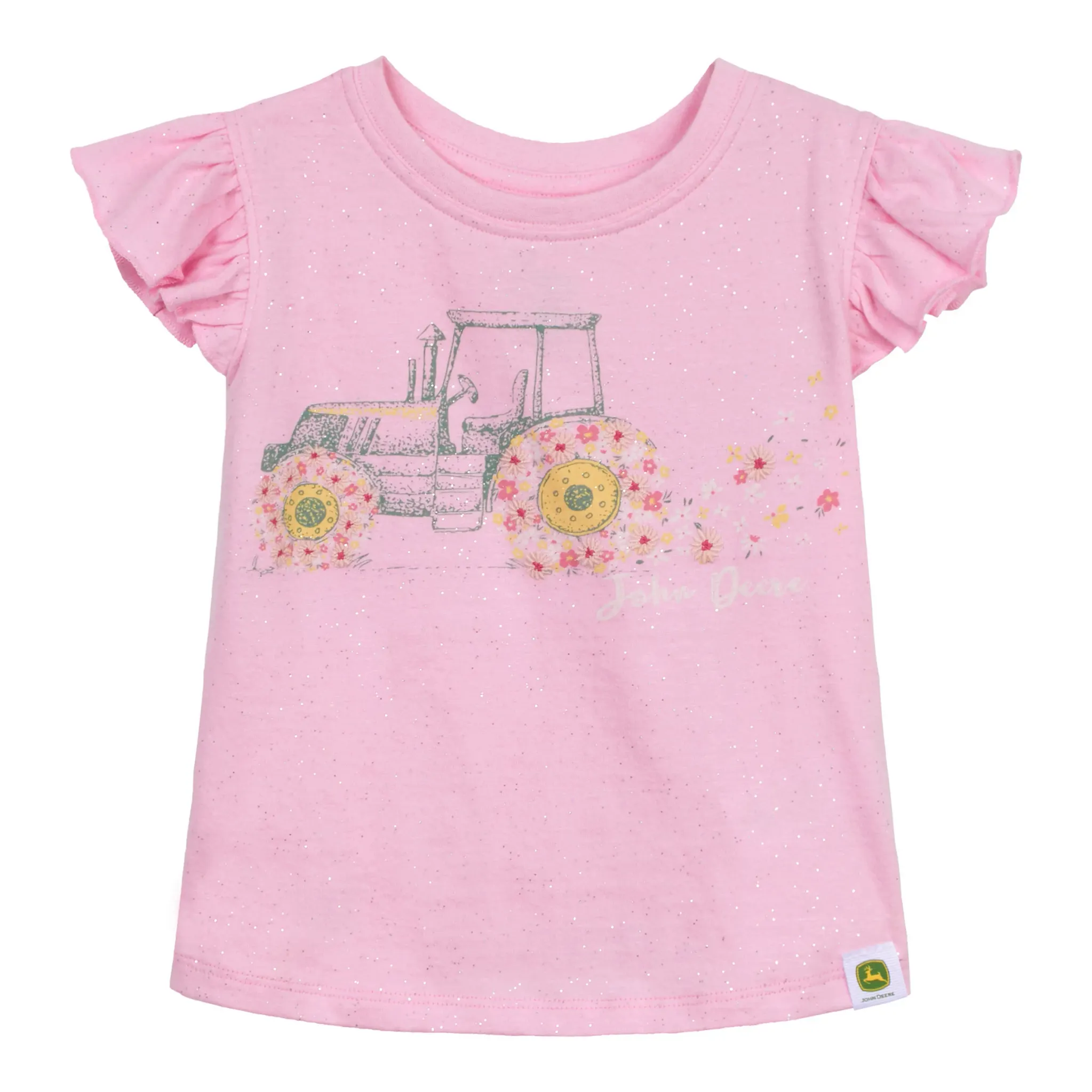 Floral Tractor T-Shirt