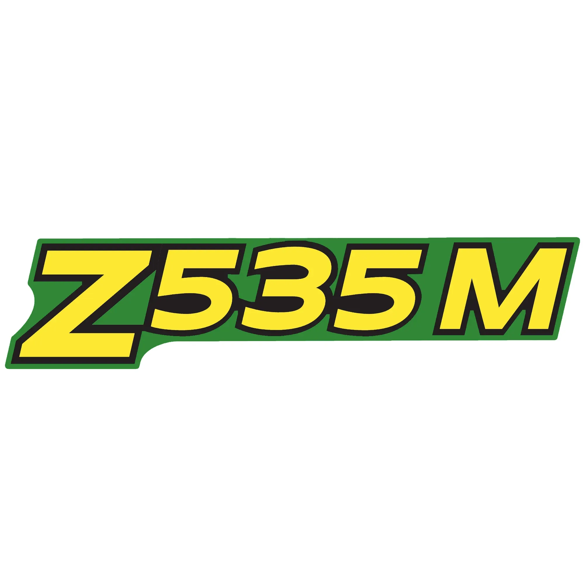 John Deere Z535M Model Number Label - GX26245