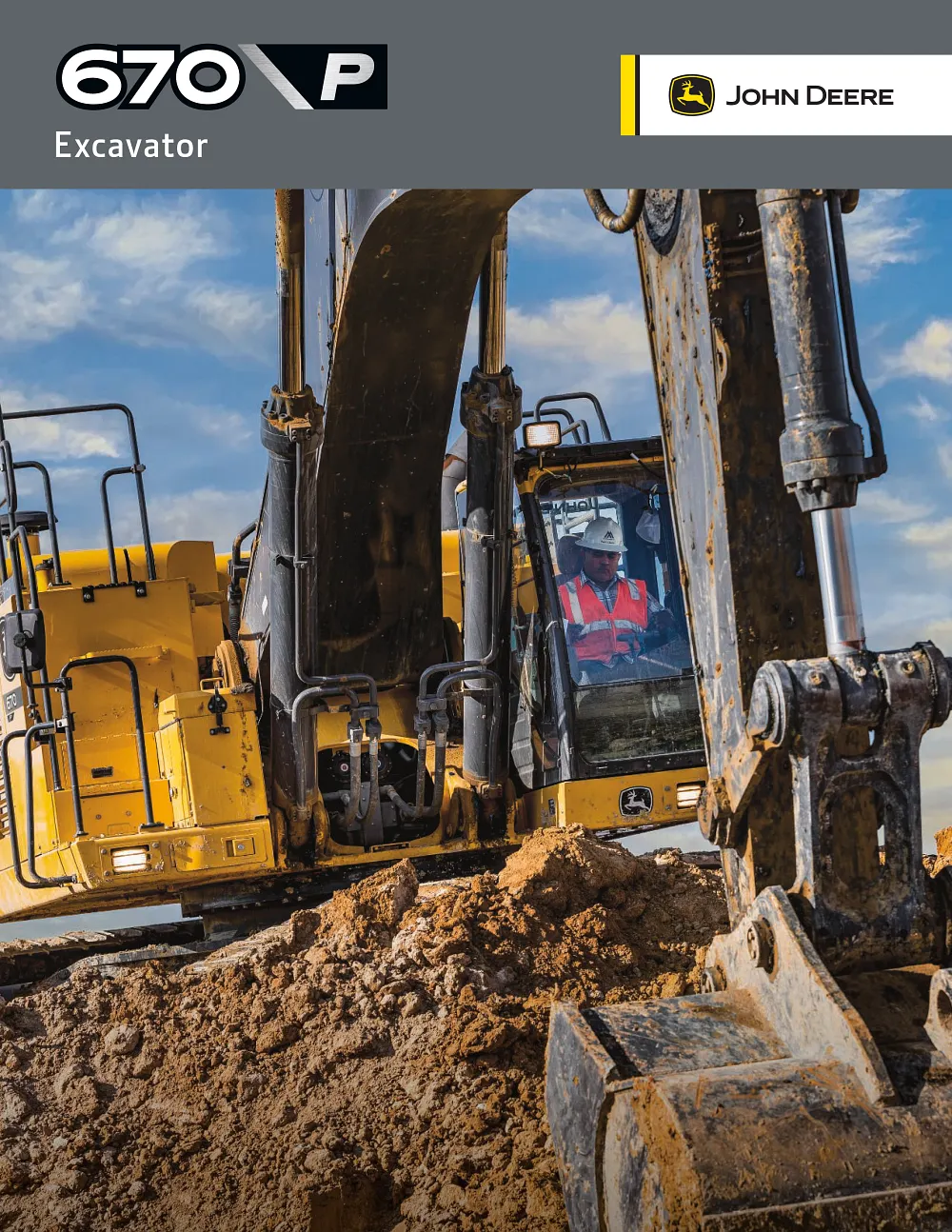670 P-Tier Excavator Product Brochure cover