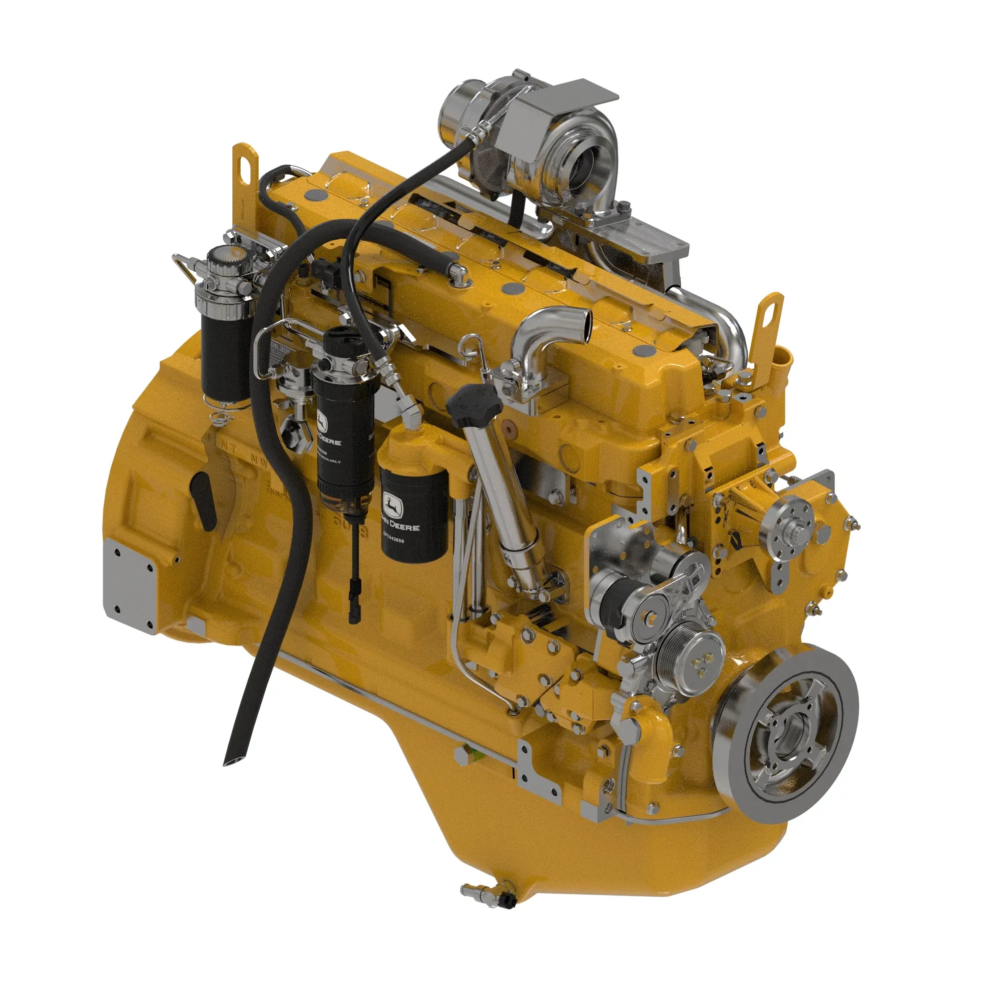 John Deere Diesel Engine, T3, 6.8 Liter - DZ108876