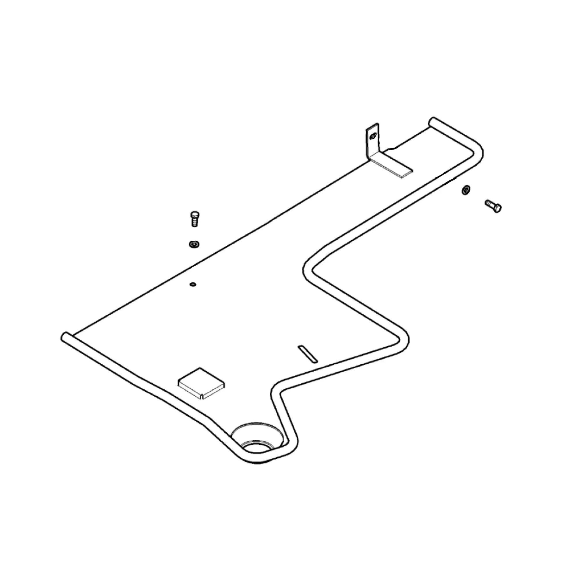 John Deere Fuel Tank Bottom Guard Attachment - BL15550