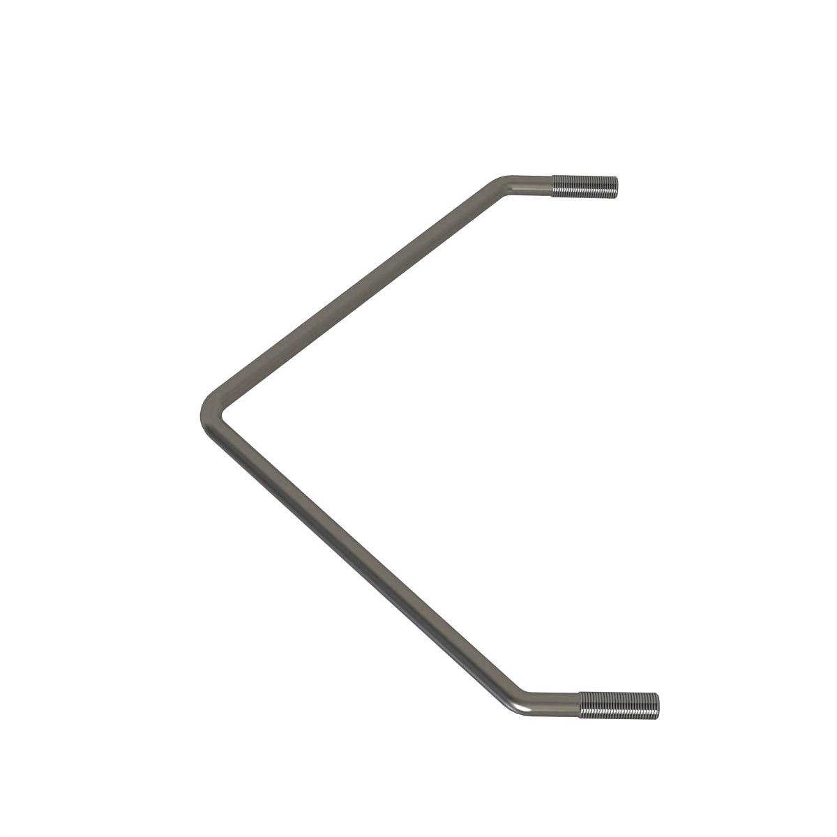 M10 V-Bolt, 9-1/2" Span, Zn