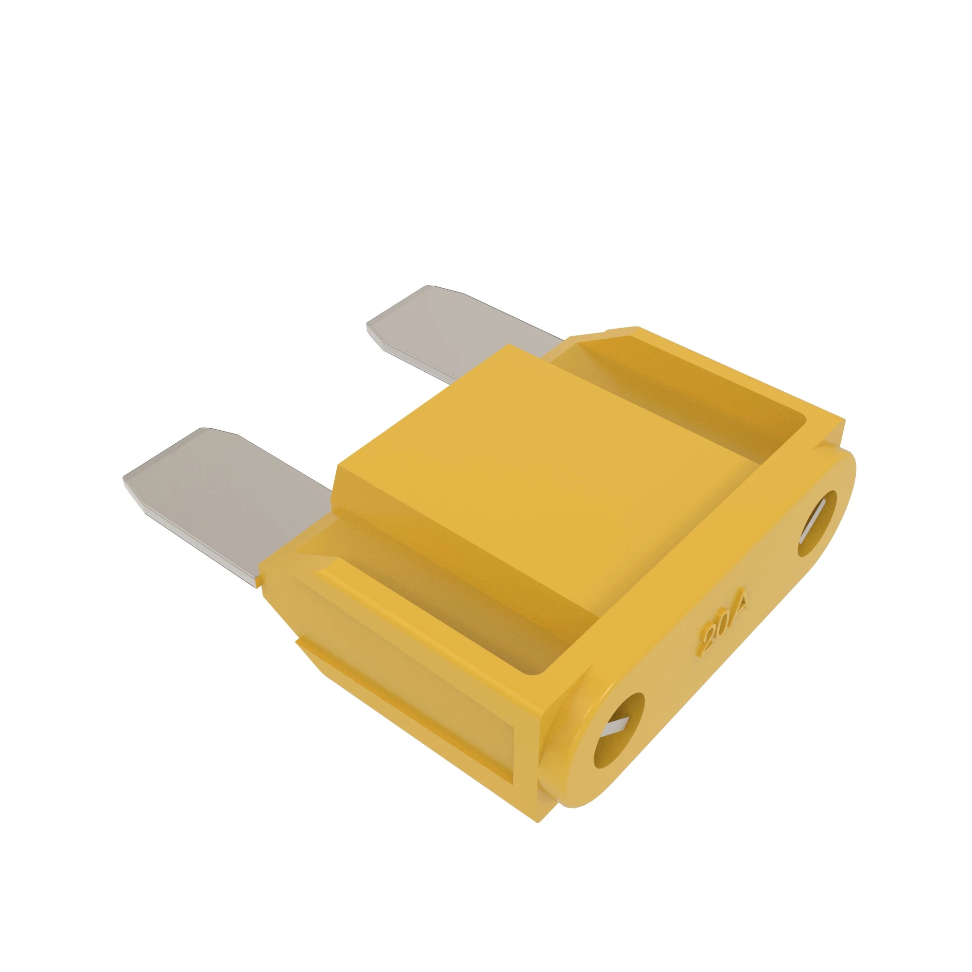 John Deere Yellow Blade Fuse, 20 Amperes - 57M9699