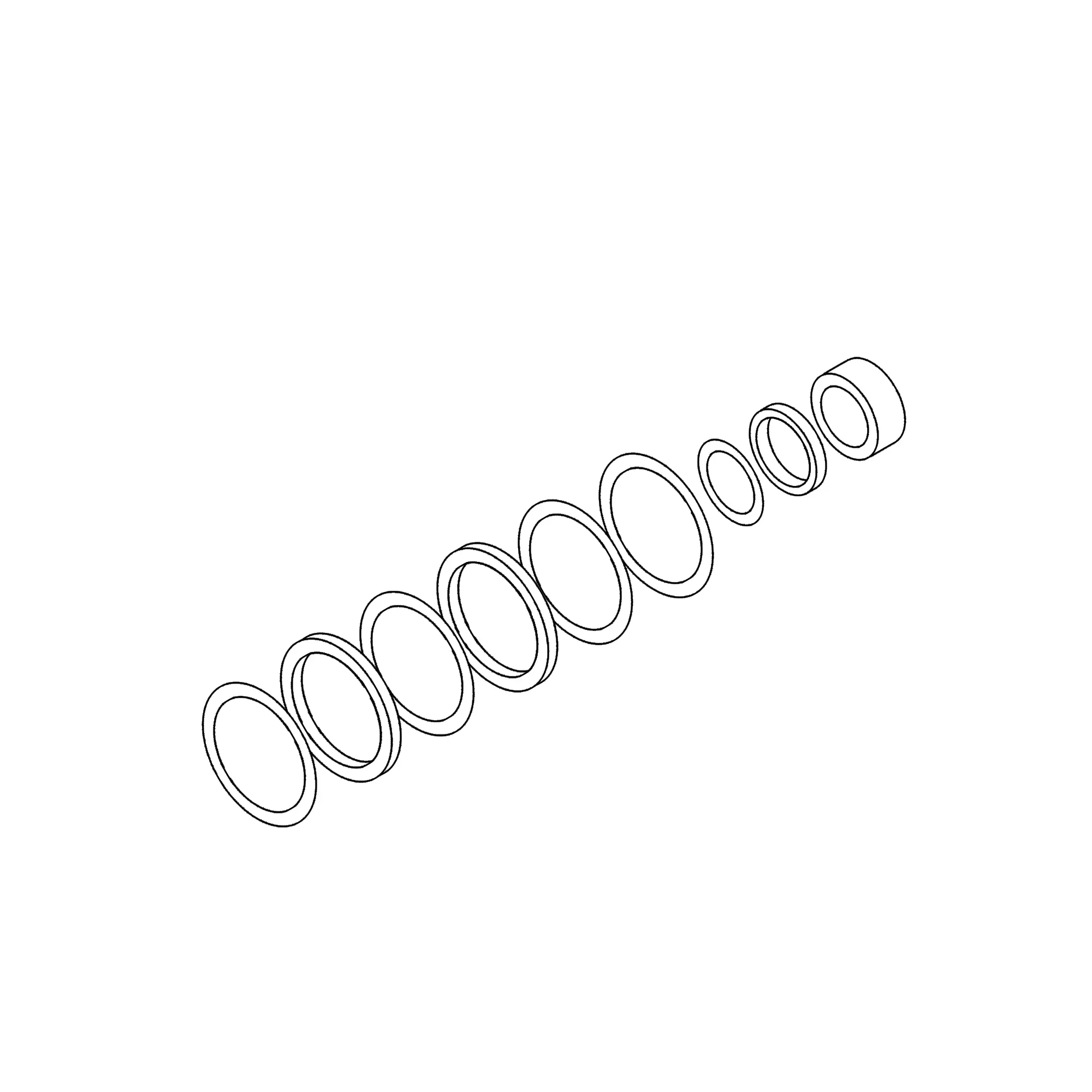 John Deere Hydraulic Cylinder Seal Kit - AN182675