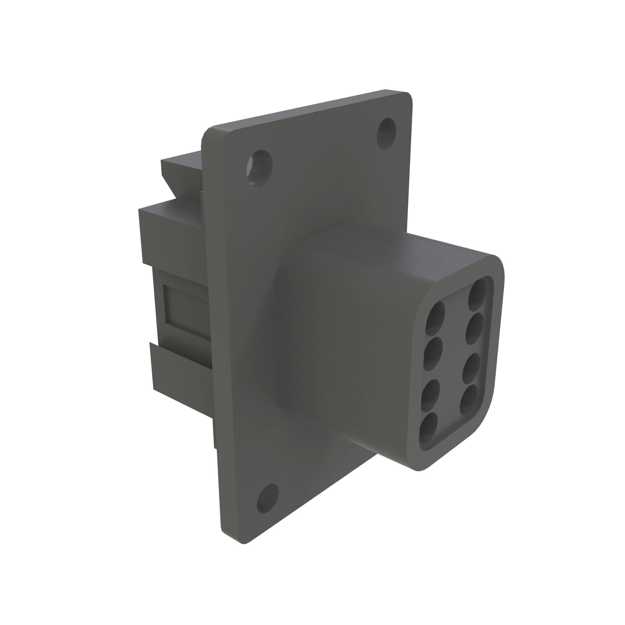 DEUTSCH DT 8W FEM SLD GRY PLSTC