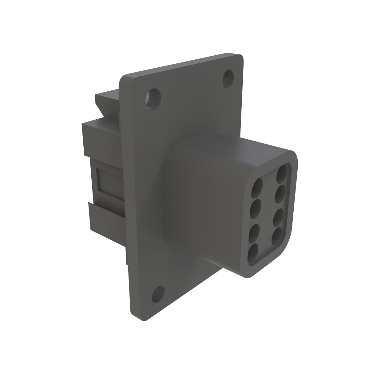 Deutsch Dt 8W Fem Sld Gry Plstc
