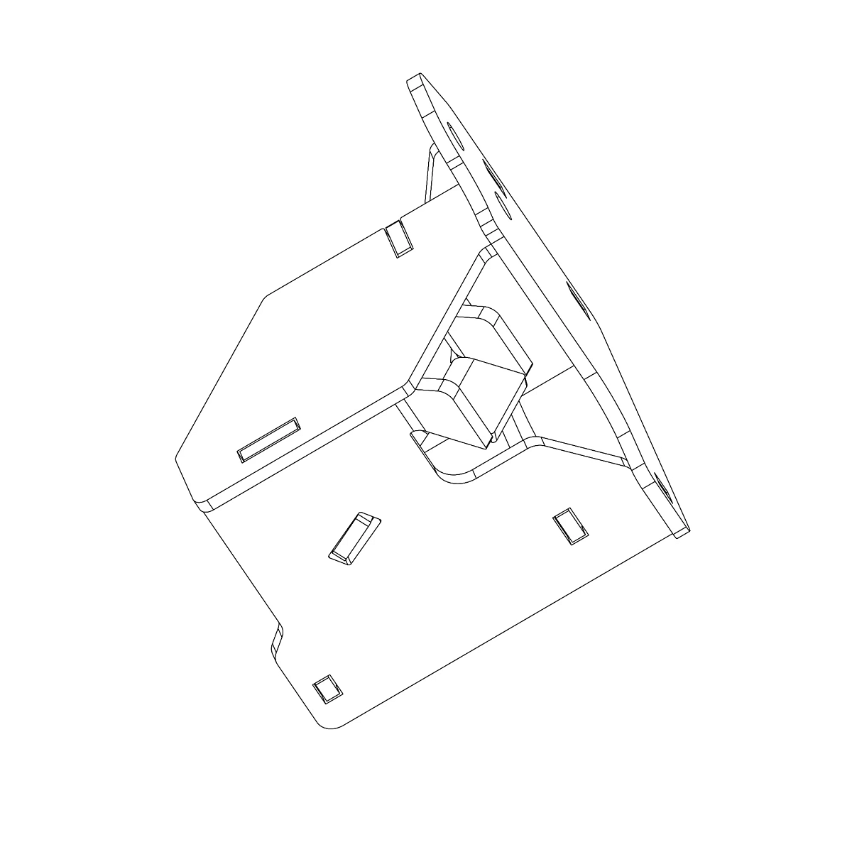 Latch Bracket Right Side Fender