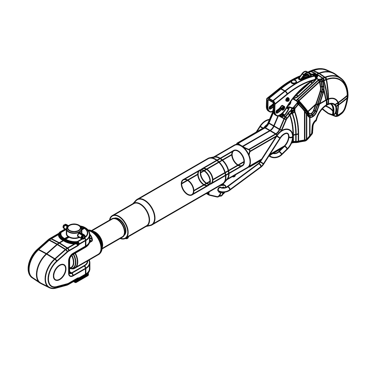 Center Link, Hook Assy., Cat 3