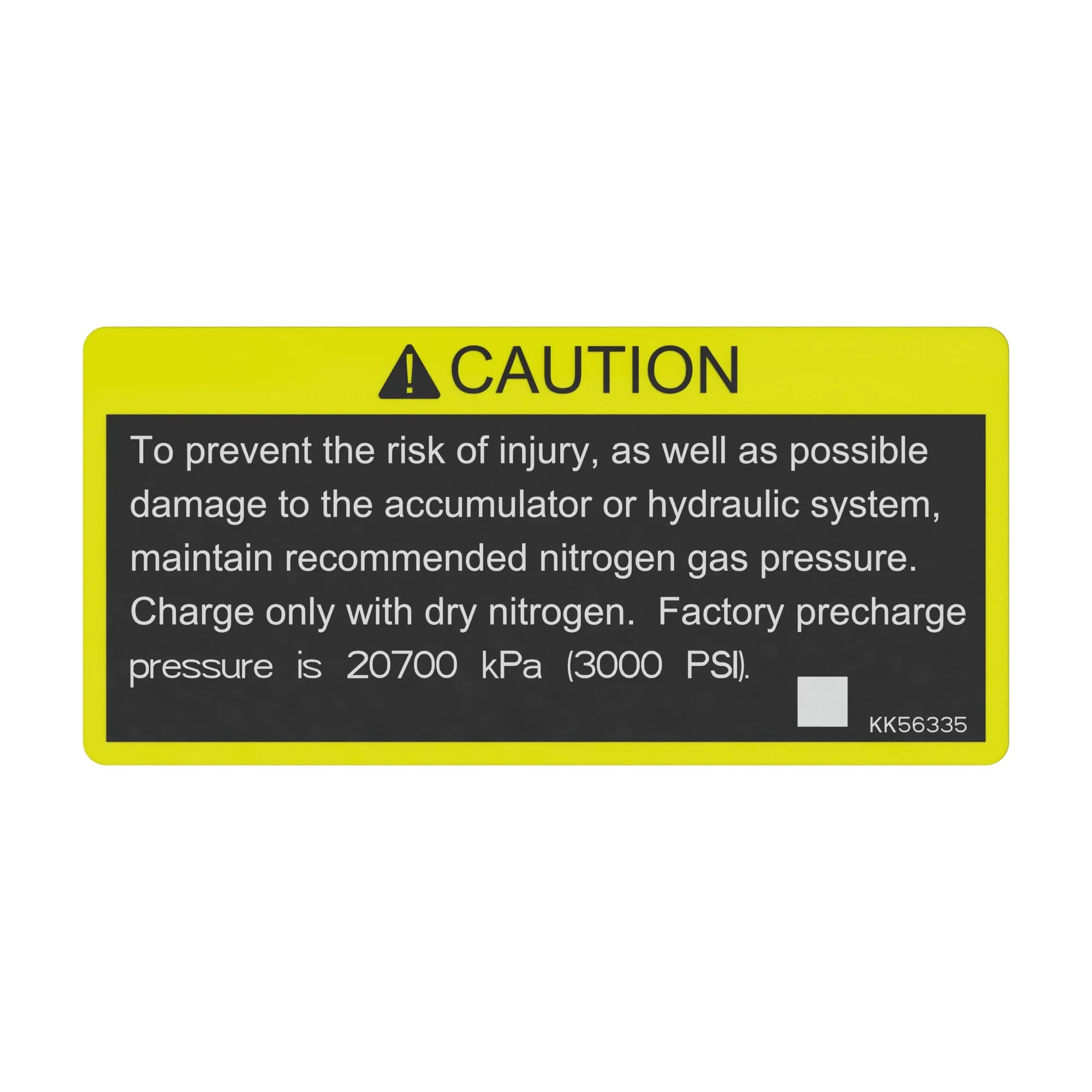 John Deere Safety Sign - KK56335