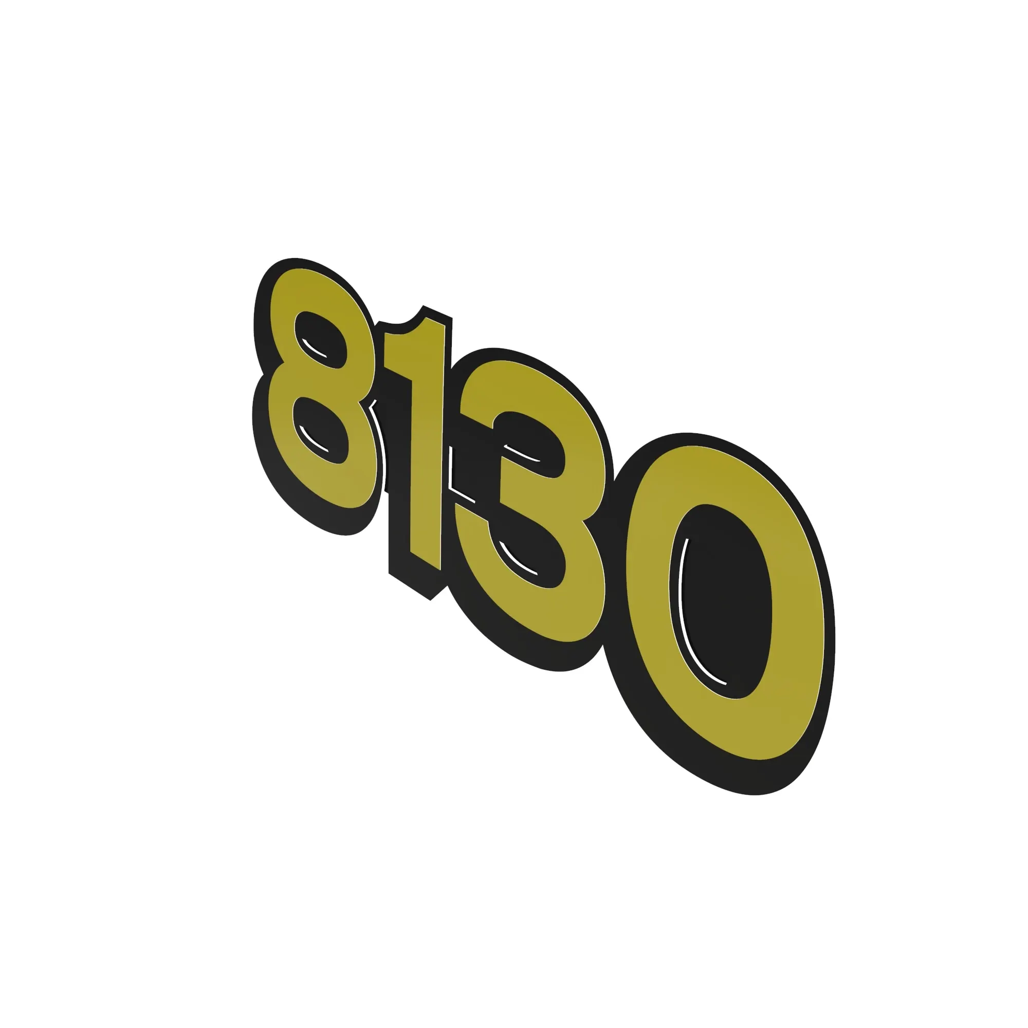 John Deere 8130 Model Designator Label, Right Side - R226954