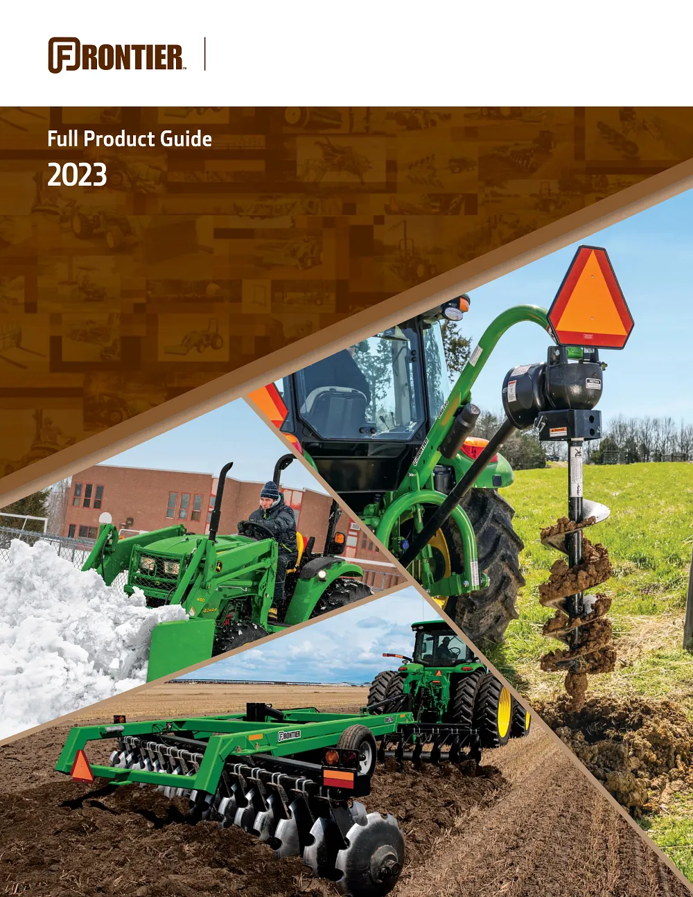 Frontier Full Product Guide 2023 Brochure cover