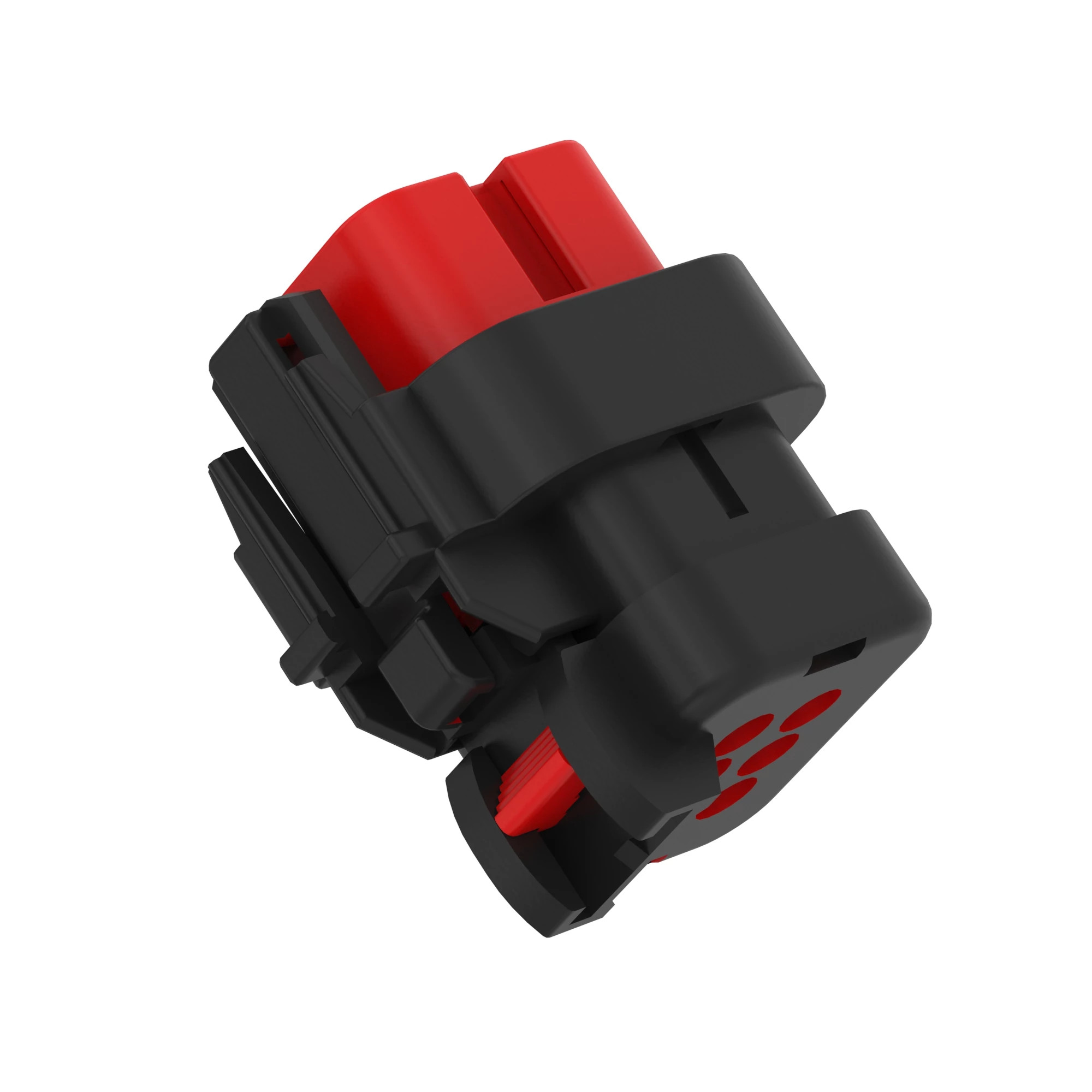 TYCO AMPSEAL16 6W RCPT SLD RED PLST