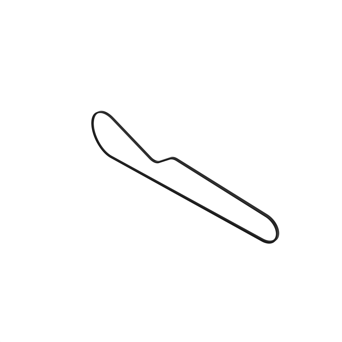 John Deere Discharge Beater Drive V-Belt, Effective Length 4345 mm (171.1 inch) - HXE15556