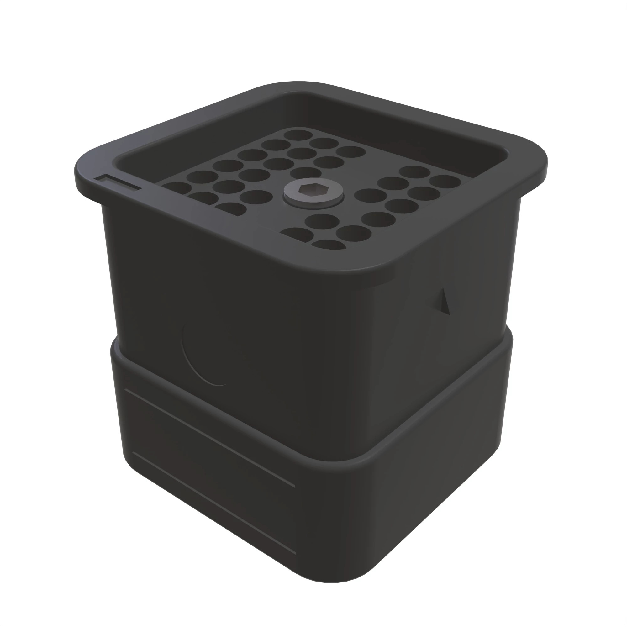 John Deere Black External Electrical Connector Housing, 40 Cavities - 57M10734