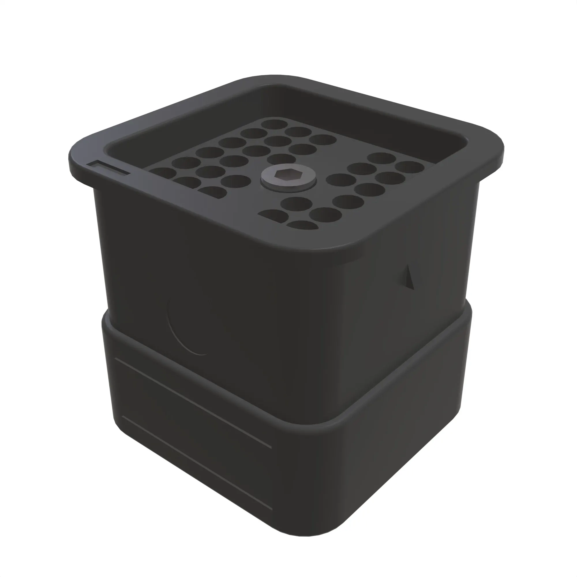 John Deere Black External Electrical Connector Housing, 40 Cavities - 57M10734