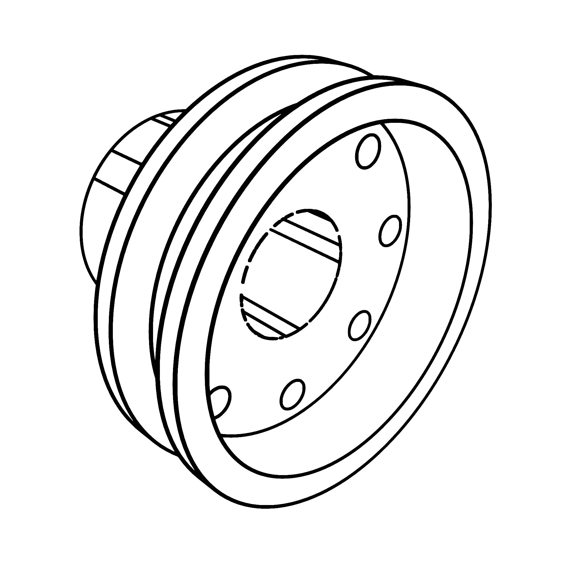 John Deere Engine Crankshaft Pulley - T24440