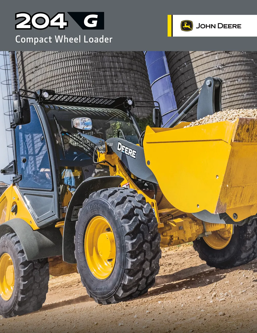 204 G-Tier Compact Wheel Loader Brochure cover