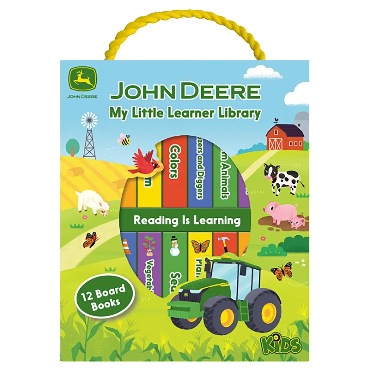 My Little Learner Library John Deere Kids 12-Book Set Board Book