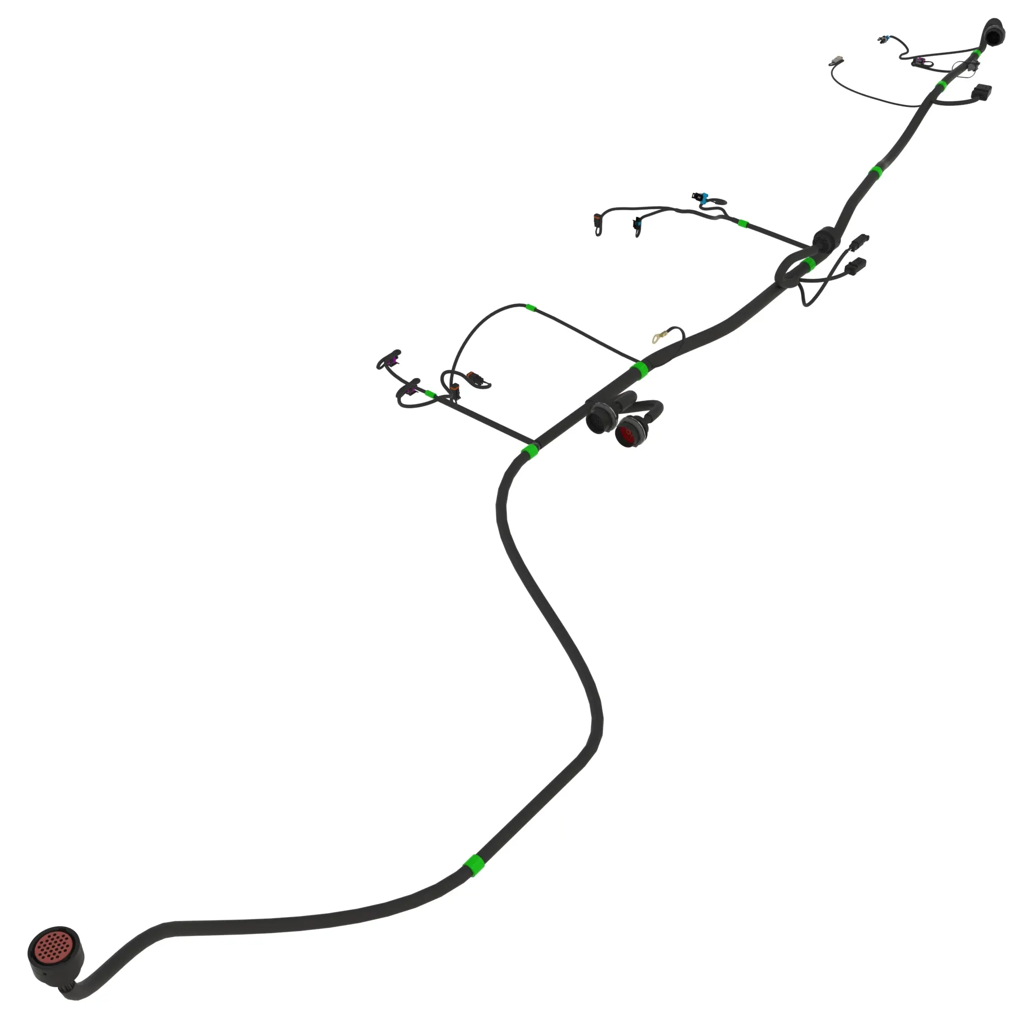 John Deere Frame Wiring Harness, Left Side - AT525511