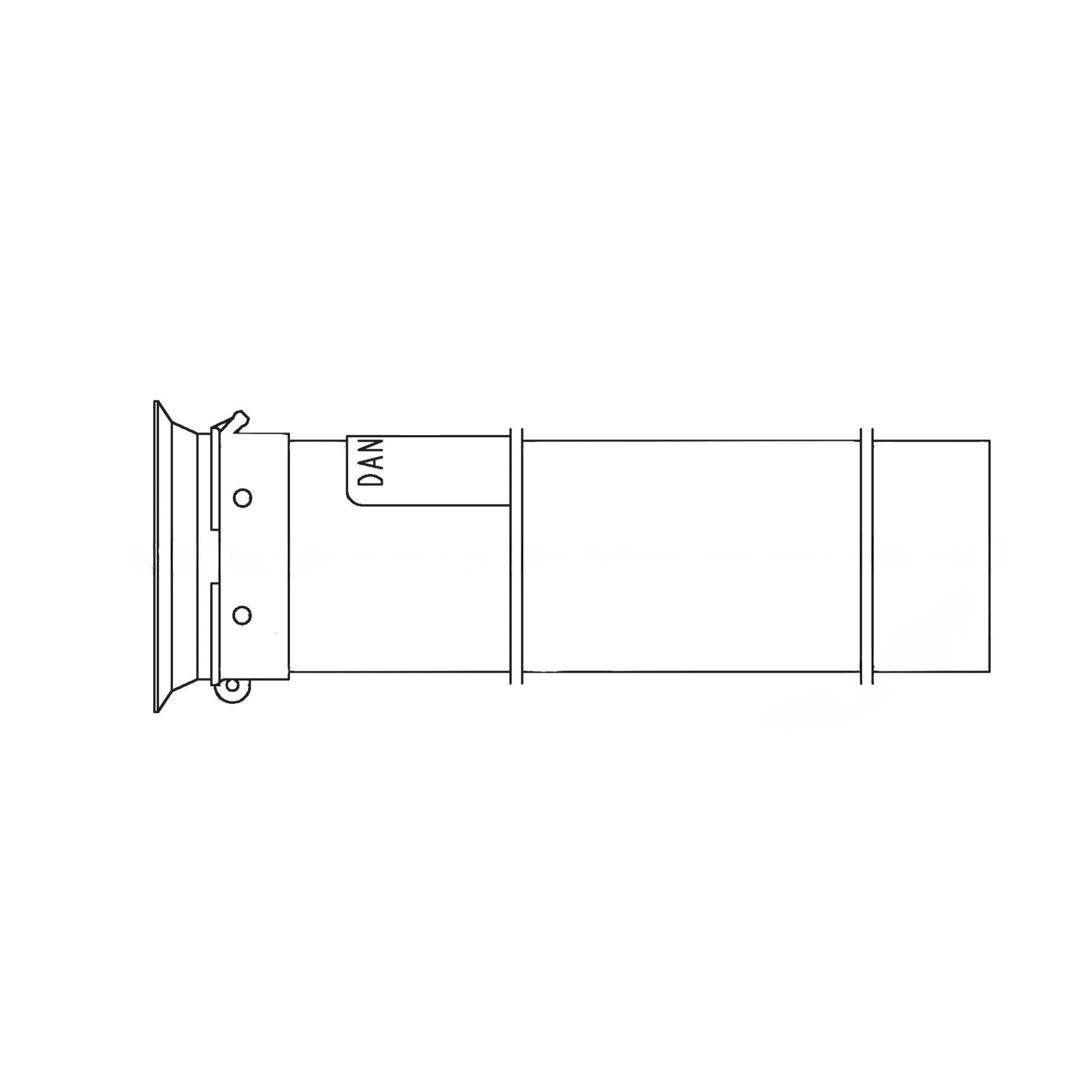 TUBE, OUTER SHIELD OVL.