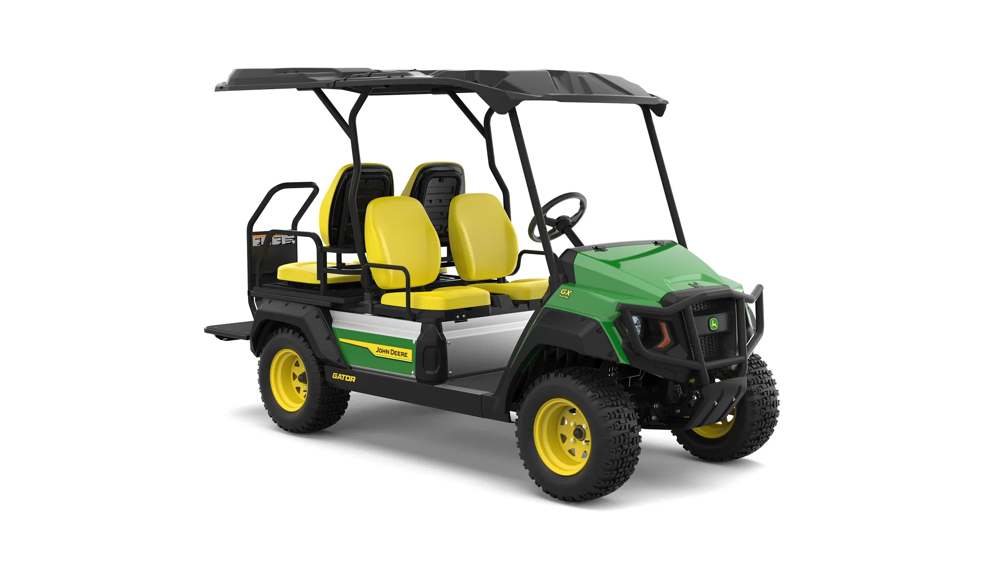 John Deere 蛍光イエローハット（畑で映ます笑 GX Electric Crew Utility Vehicle | John Deere US