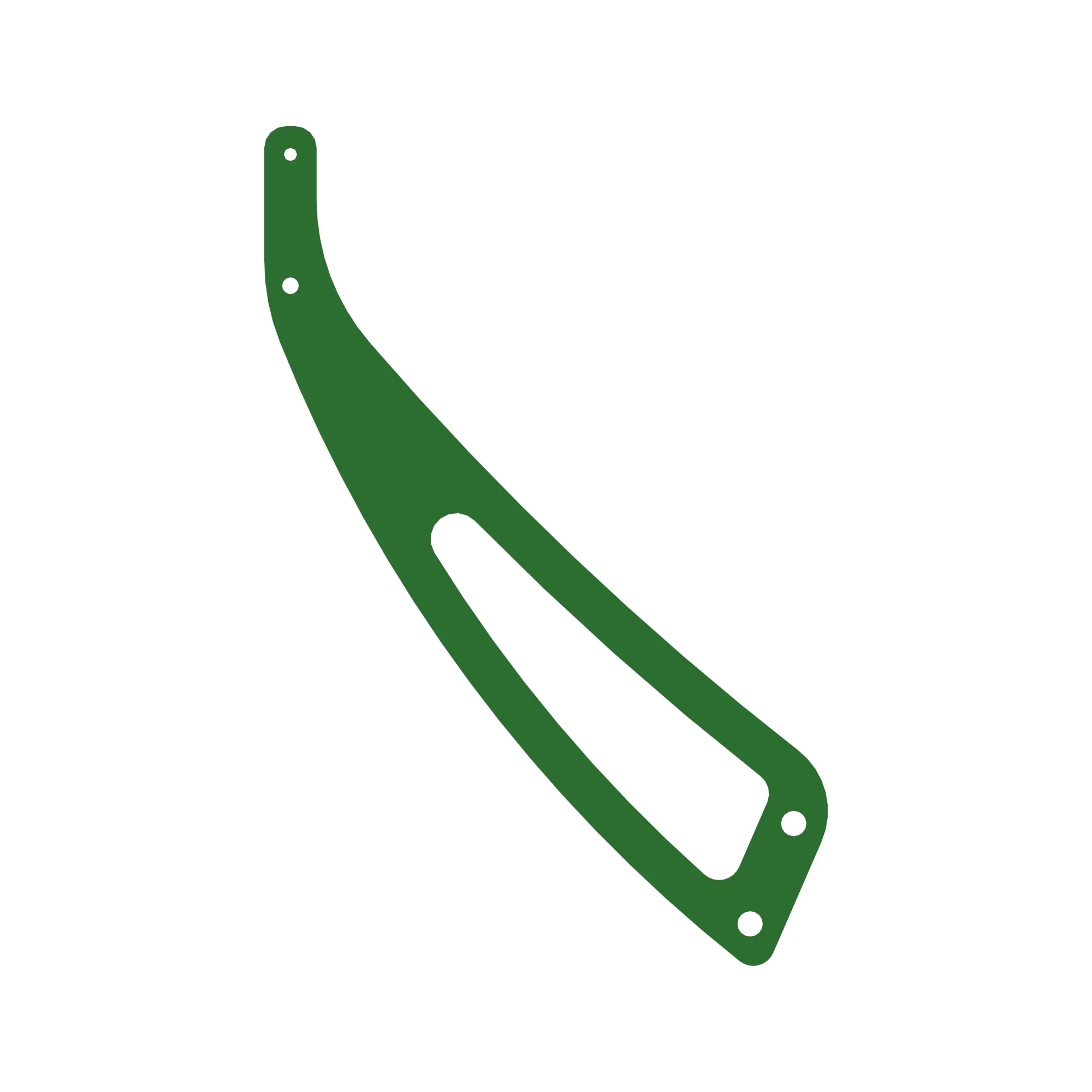 PLATE, CROP LIFTER RETAINER MOUNT