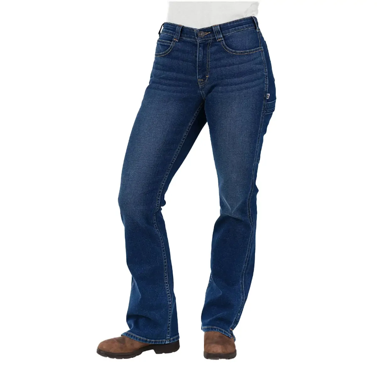 Into Town Bootcut Jean in Indigo Denim | Dovetail Workwear