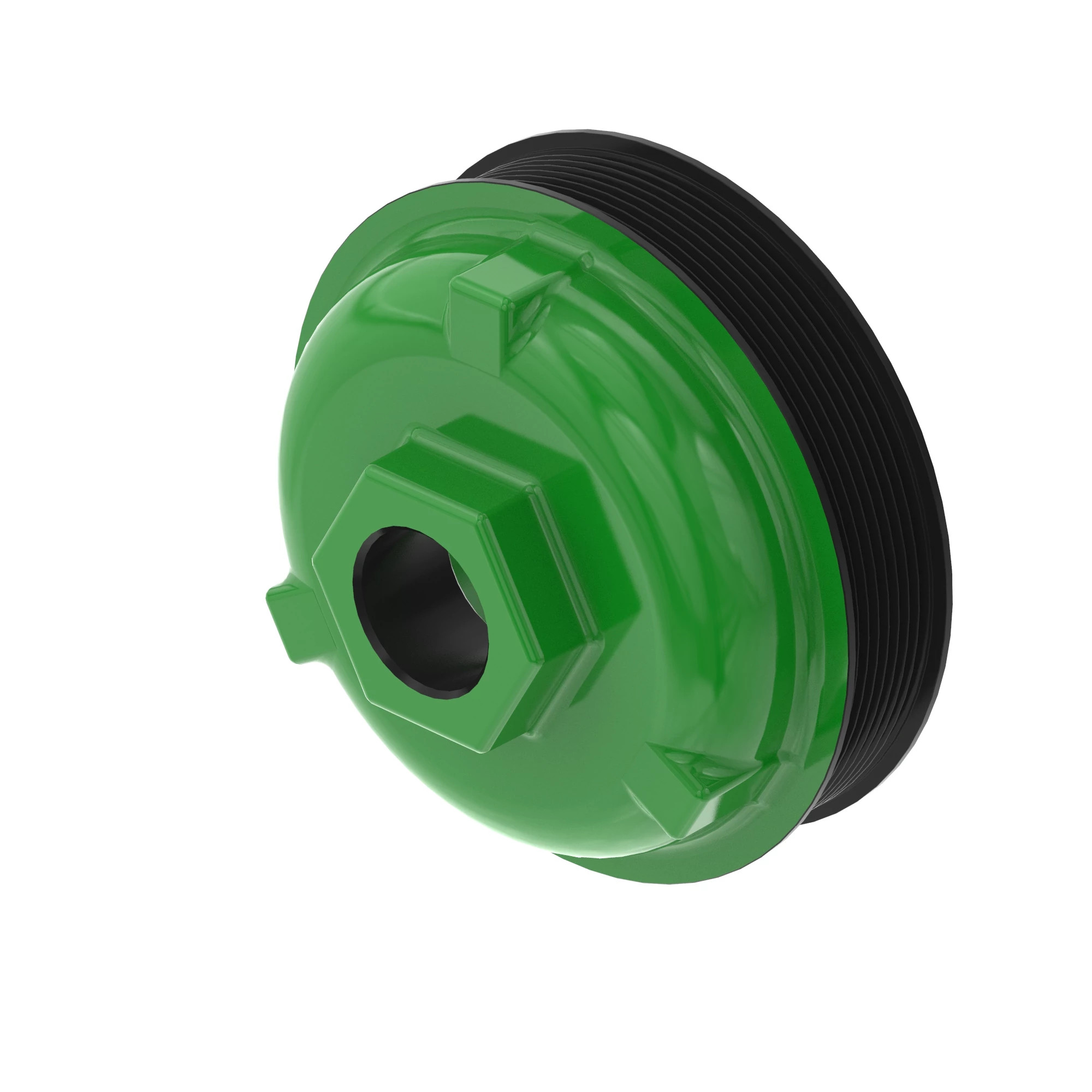 ⚙️ R244286: Polea Impulsora del Ventilador del Motor John Deere 🚜