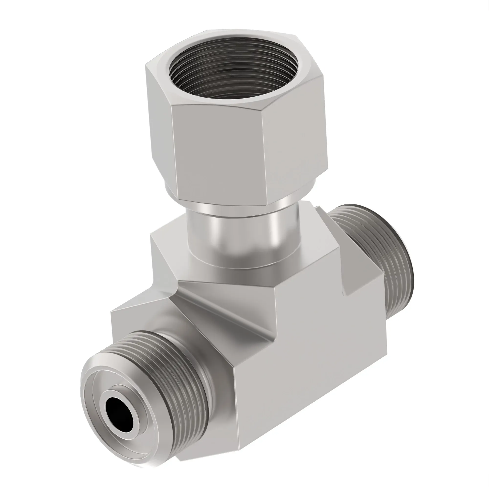 SWIVEL BRANCH TEE,O-RING FSF