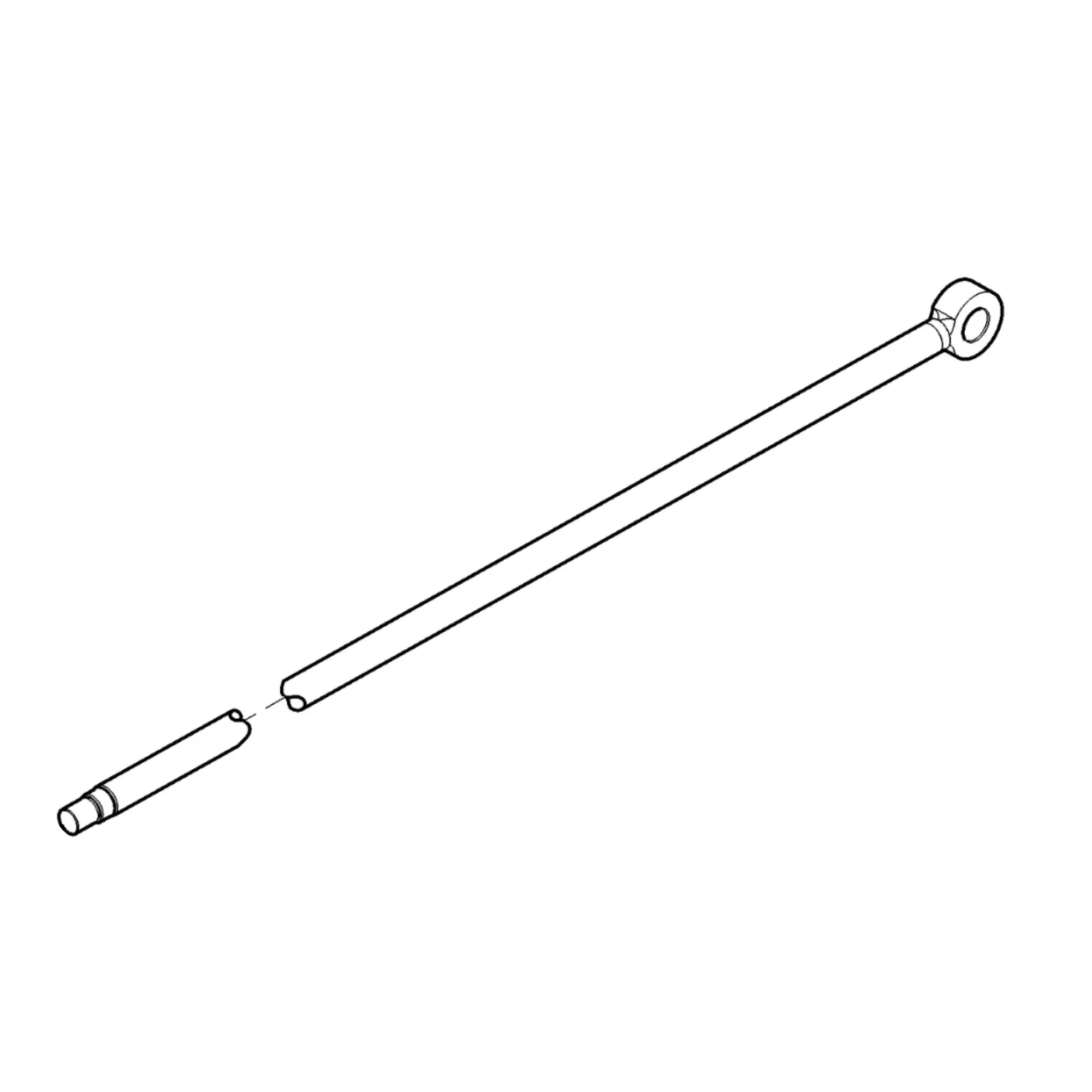 John Deere Extension Boom Hydraulic Cylinder Rod - F071136