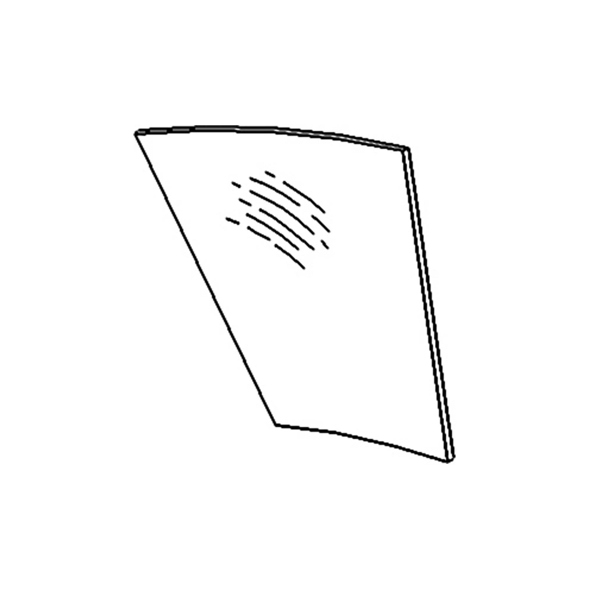 John Deere Lower Glass Windowpane - R50756