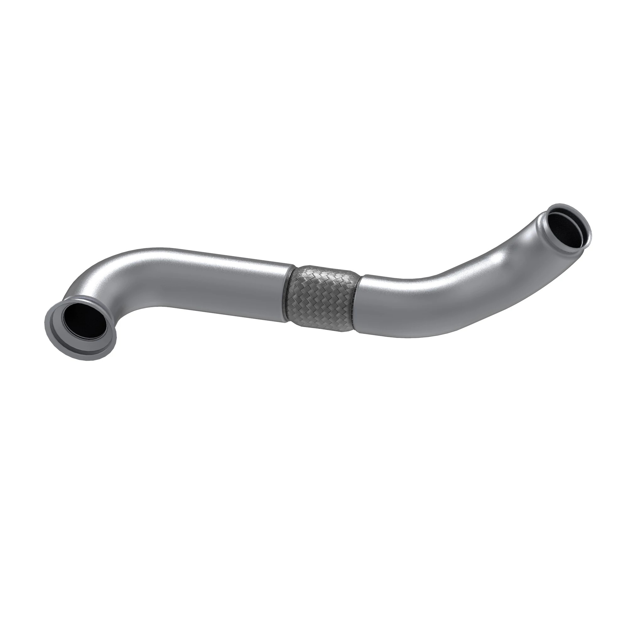 John Deere Dual Wall Exhaust Pipe with Bellow - AXE25567