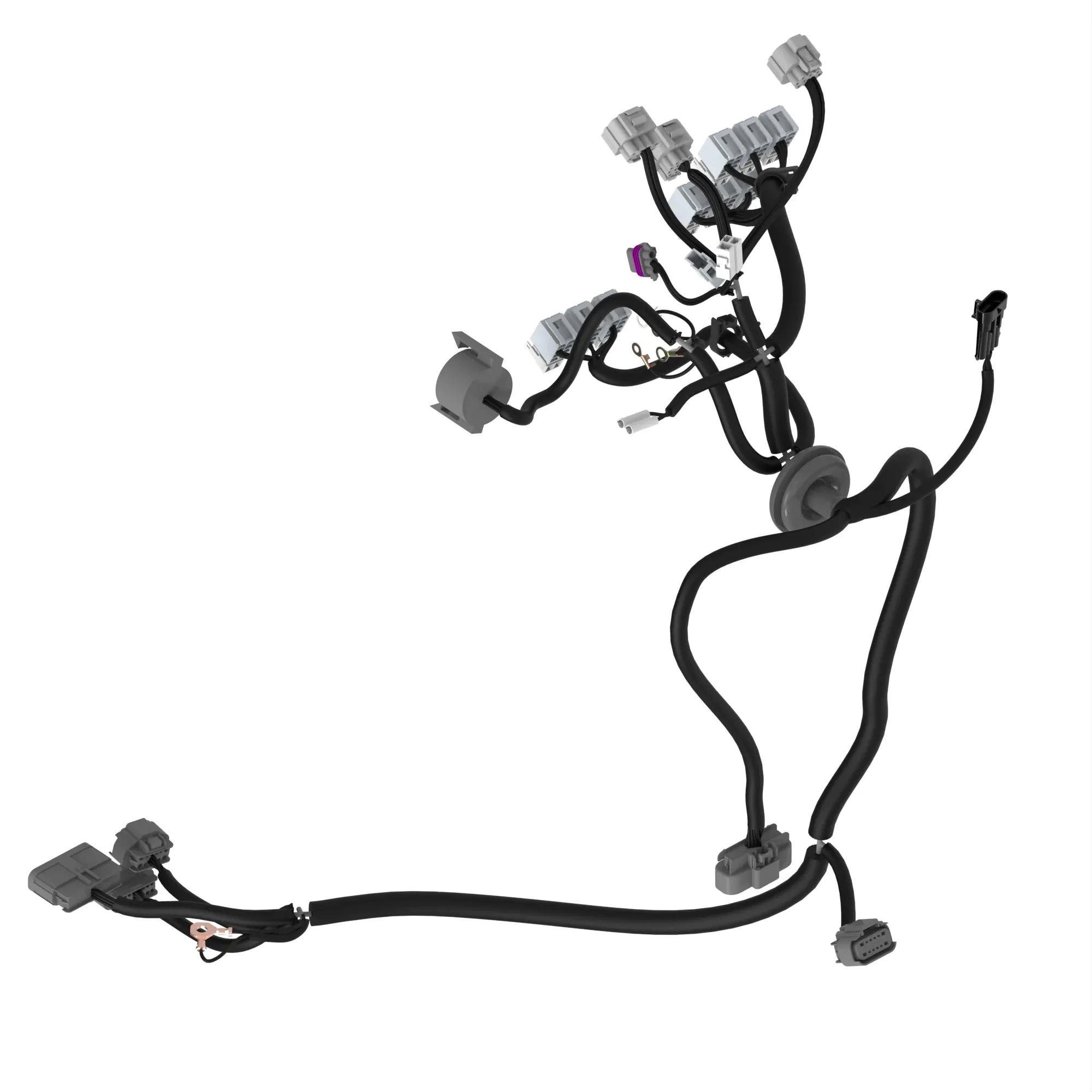 Cab Wiring Harness PTE, FRONT CONTROL, DRY CLUTCH