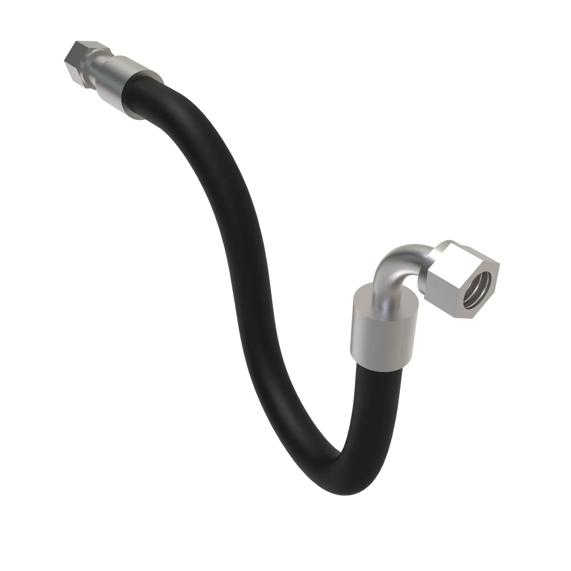 John Deere Reinforced with Metal Rubber Hydraulic Hose - F043627