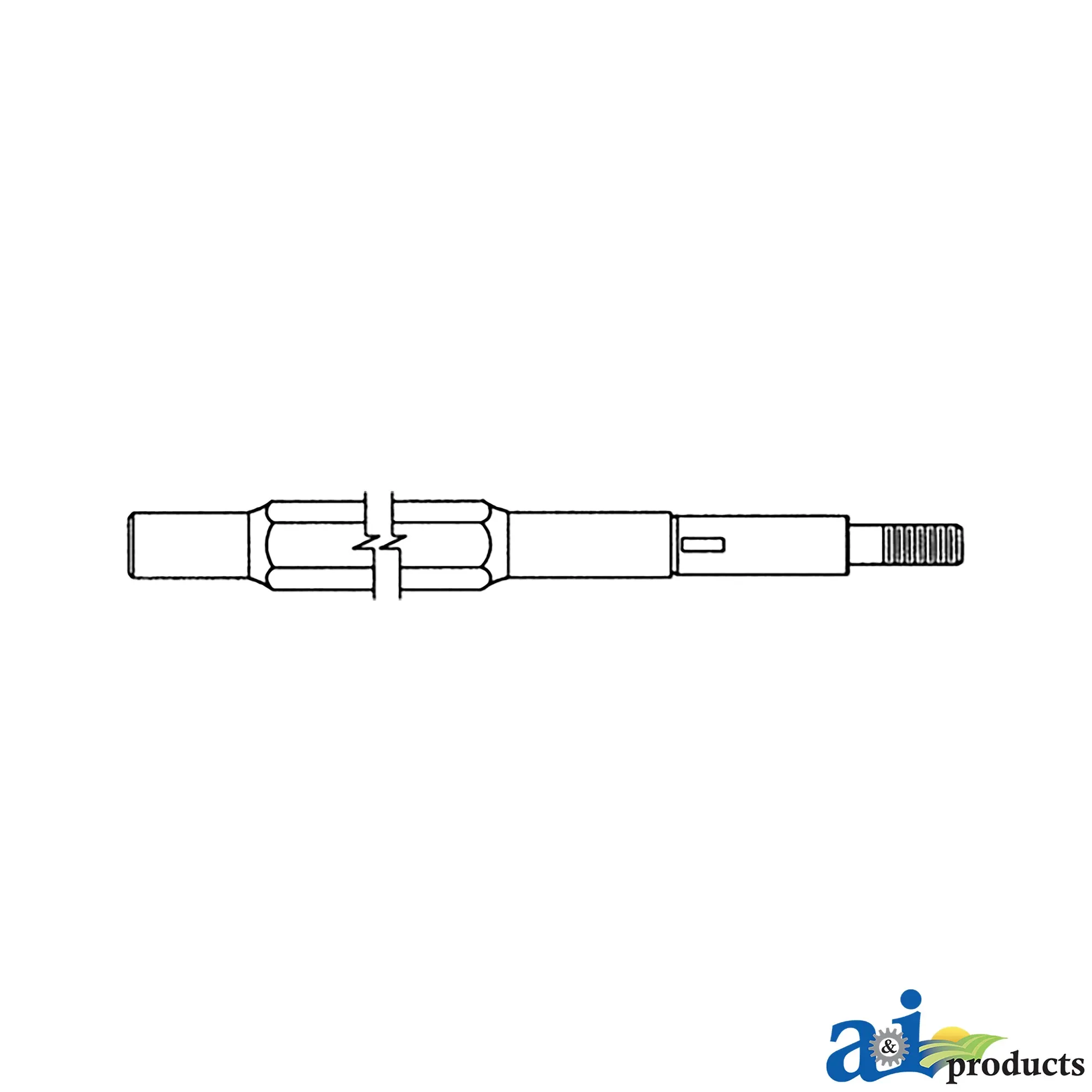 A&I Products Upper Feeder House Shaft - A-H86092
