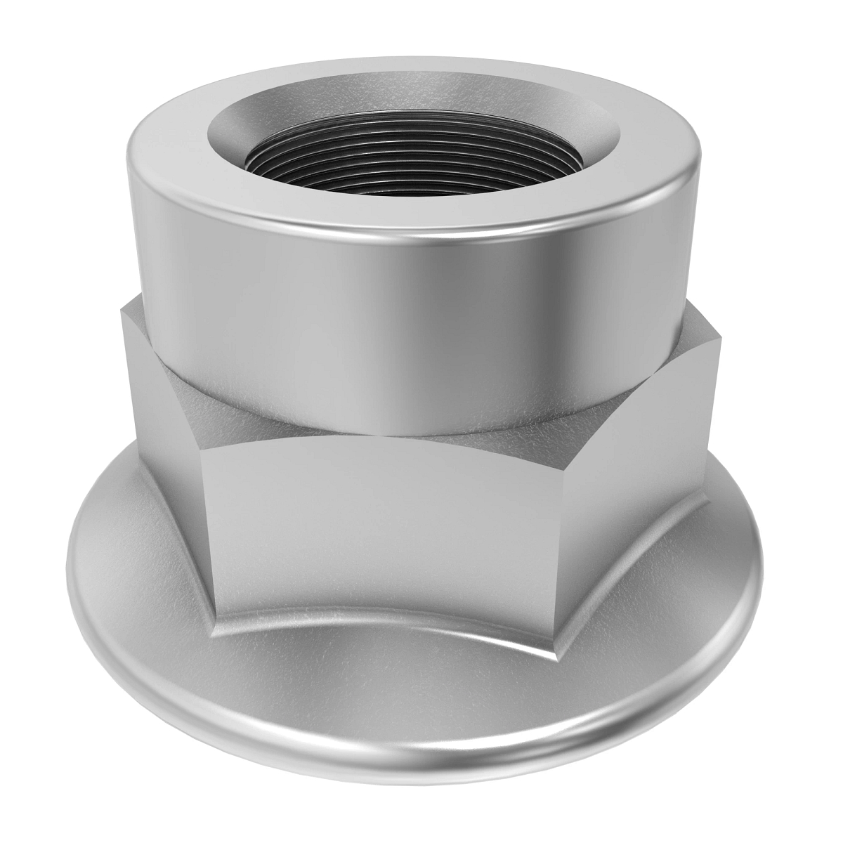 John Deere Hexagonal Flange Lock Nut, M6 - 14M7397