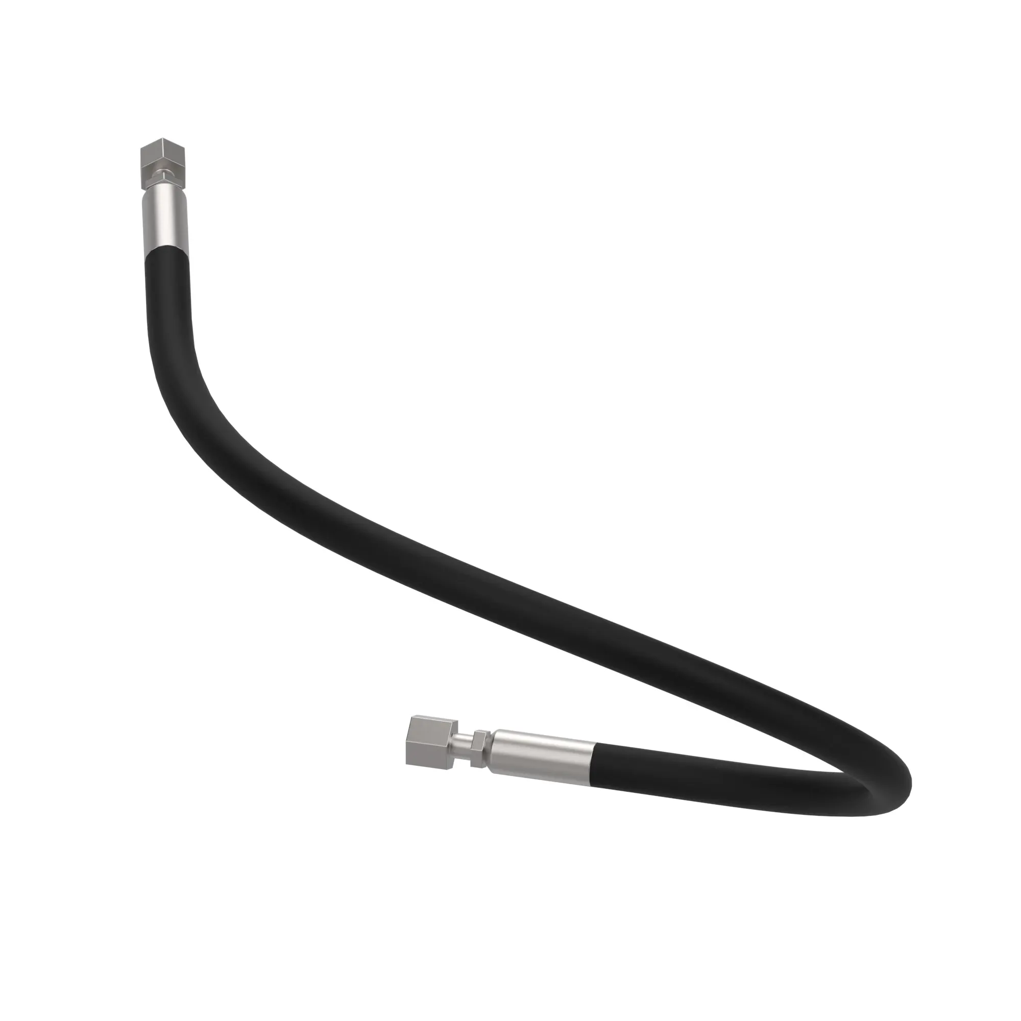 John Deere Steering Valve to Cylinder Rear Drain Hydraulic Hose - AUC19182