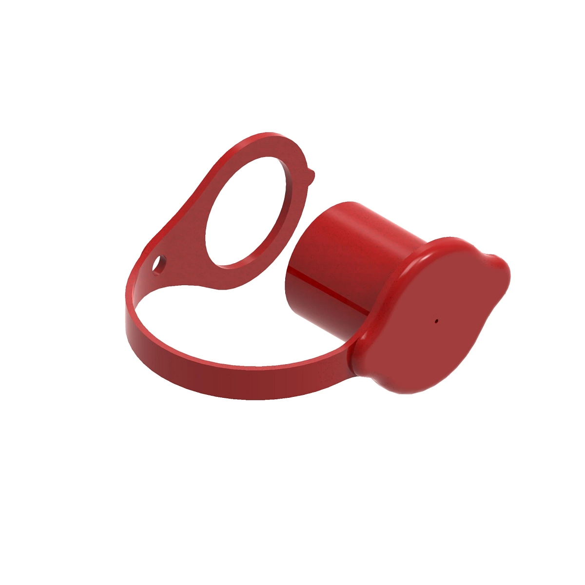 Cap, Red 1/2''PL.