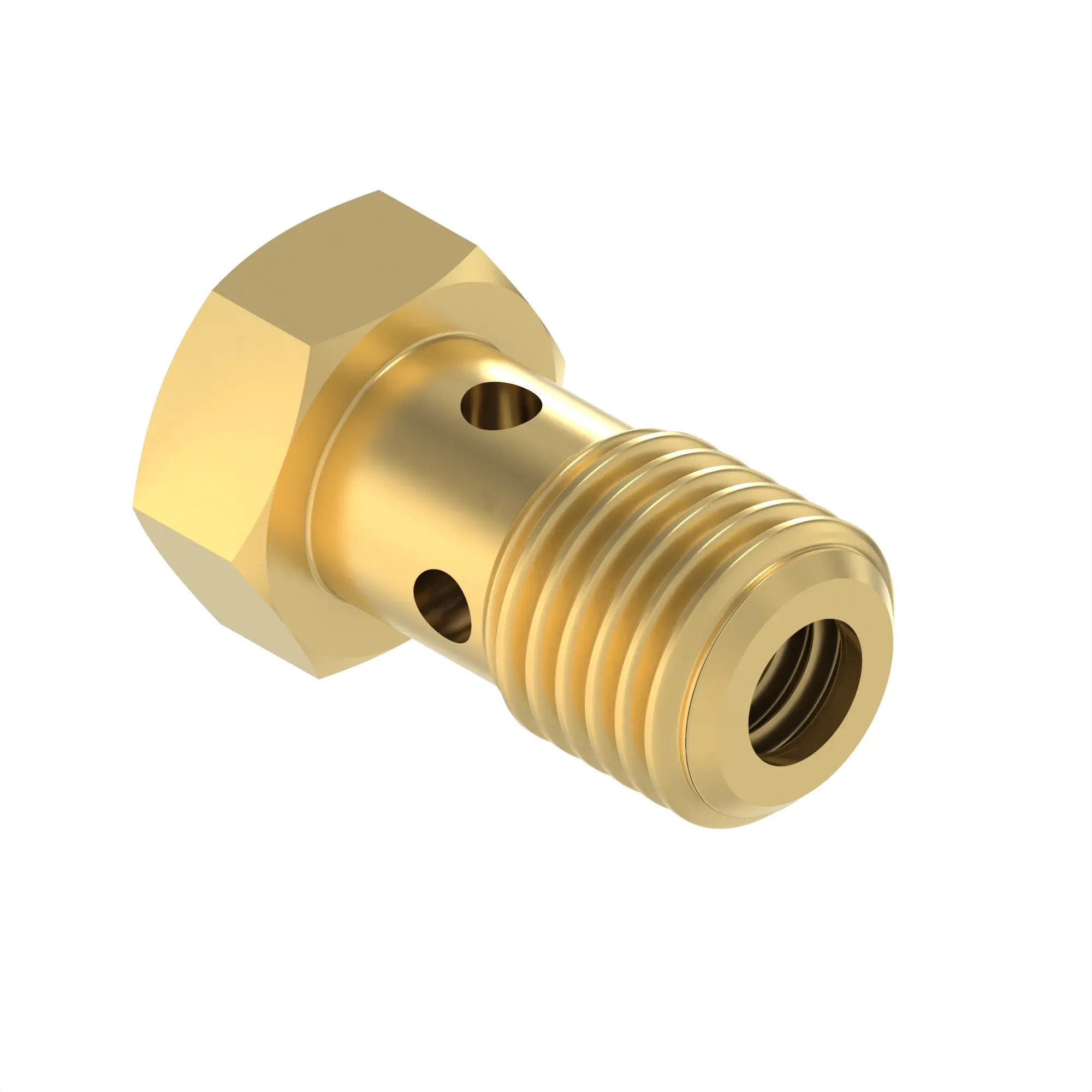 FITTING, BANJO SCR, METRIC, 4-HOLE