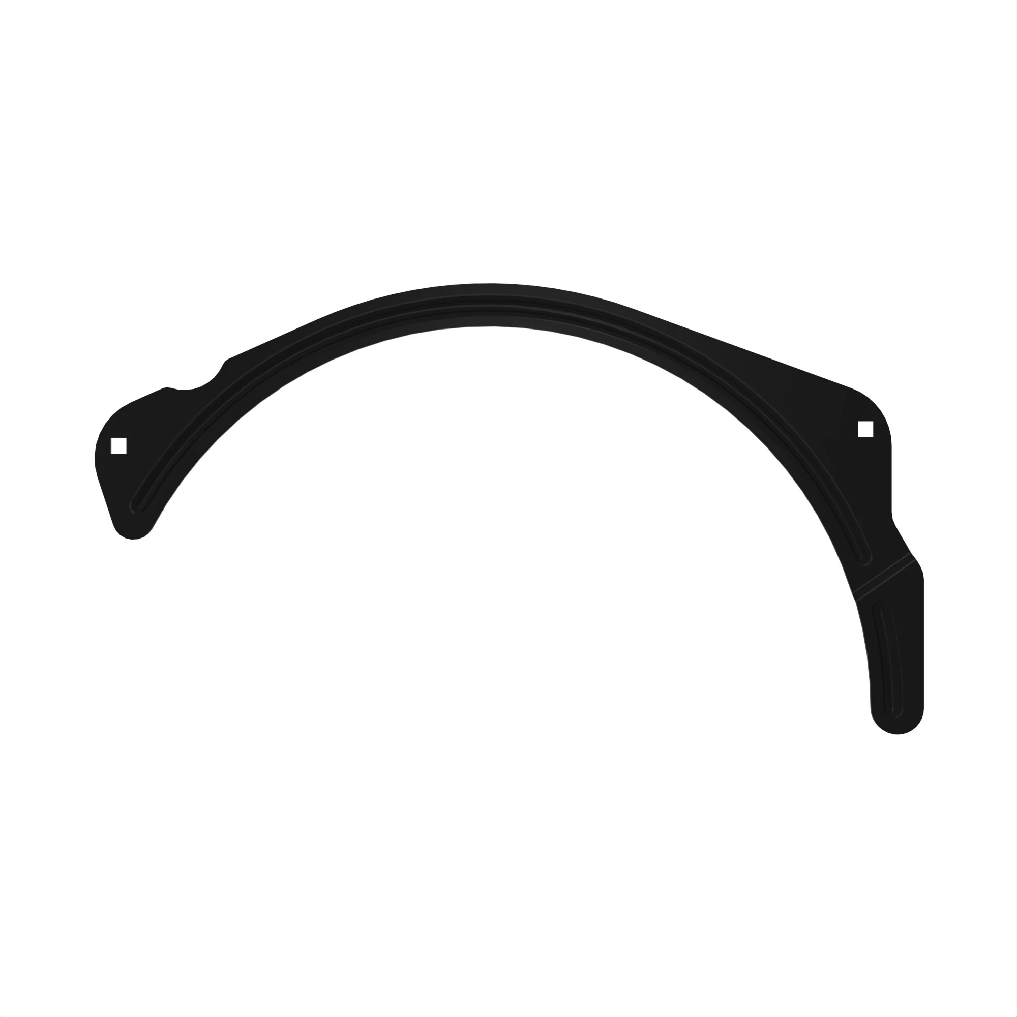 M135563: Rear Mower Deck Baffles Plate, Right Side